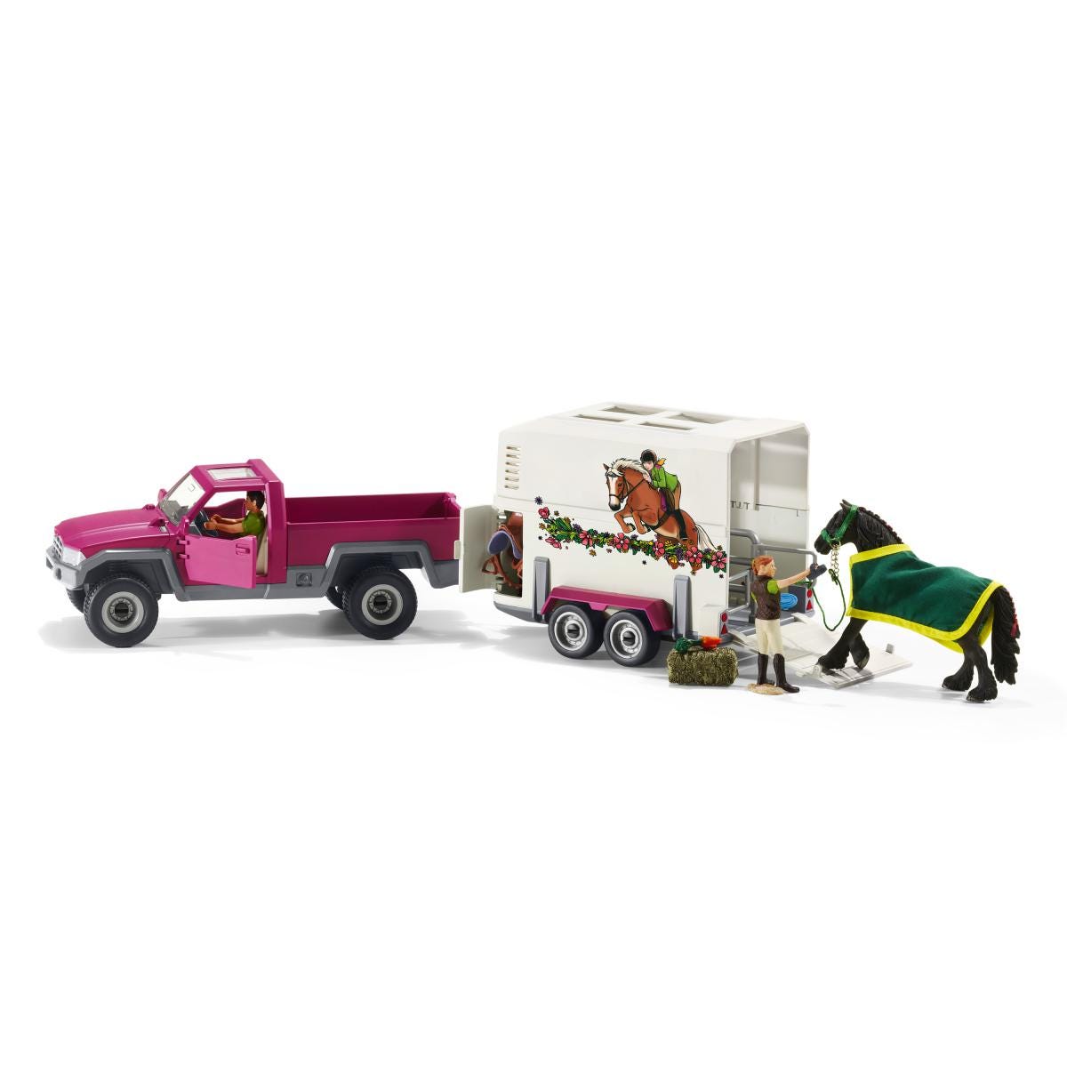 Schleich Horse Club Avontuur met Auto en Trailer 42535