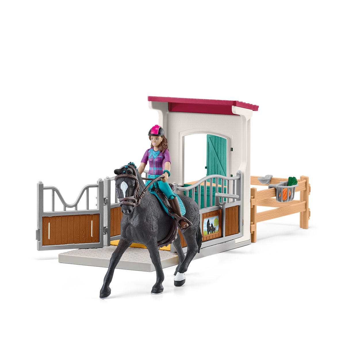 Schleich Horse Club Paardenbox Merrie en Veulen