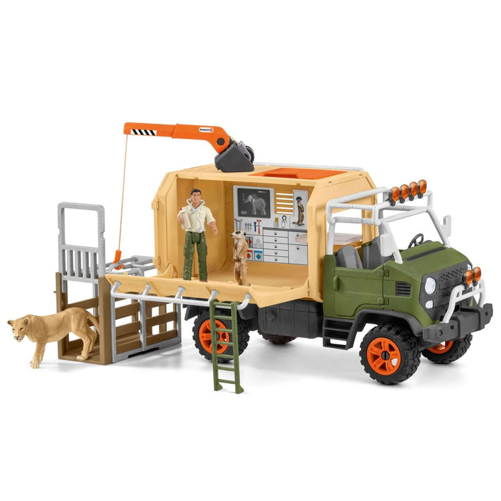 Grote truck dierenambulance
