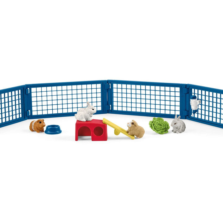 Tehuis voor konijntjes en cavia's