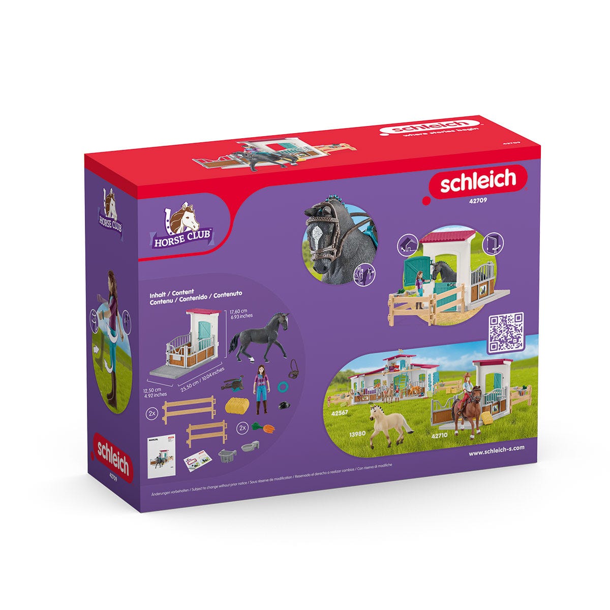 HORSE CLUB Paardenbox met Lisa en Storm 42709 HORSE CLUB | schleich
