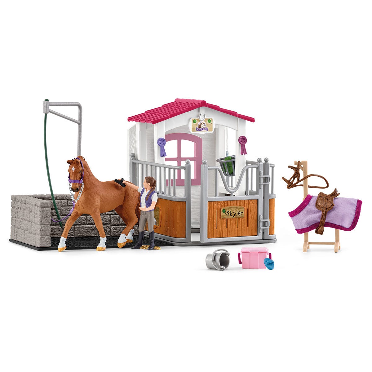 Schleich 42438n speelset wasplaats met Horse Club Emily & Luna | POPPEN Schleich 42438n speelset wasplaats met Horse Club Emily & Luna | POPPEN